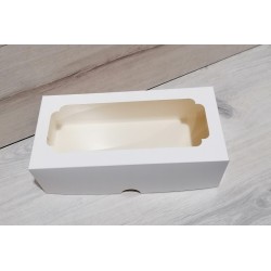 Коробка для кексу Штоллен з вікном 150*300*90