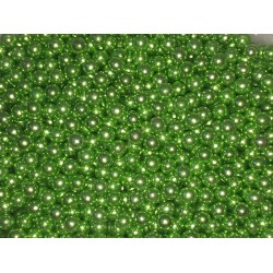 Цукрові кульки зелений металік 5 мм
