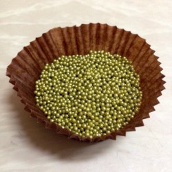 Сахарные шарики золото 2-3 мм