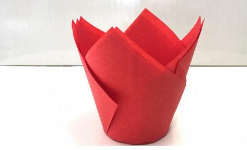 Бумажна форма Тюльпан