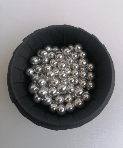 Посыпка кондитерская сахарные шарики  серебро 7 мм