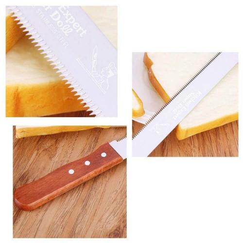 Нож для разрезания бисквитов с зубцами