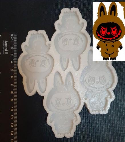 Молд силіконовий для льодяників Лабубу